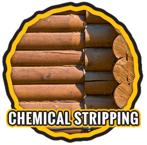 Log Home Chemical Stripping